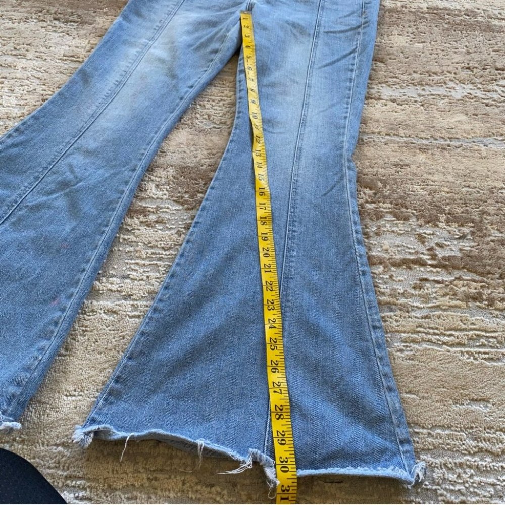 KanCan Flare Jeans Denim Wide Leg High Rise True Flares: 30 - Picture 7 of 13